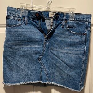 Jcrew Jean skirt